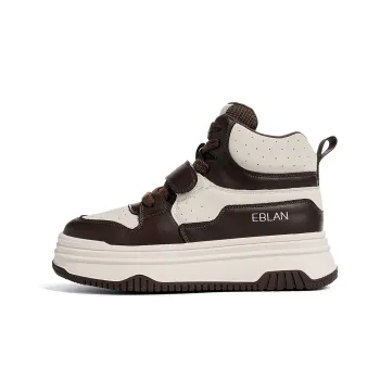 EBLAN Thermal High Top Skateboard Shoes Women's Brown