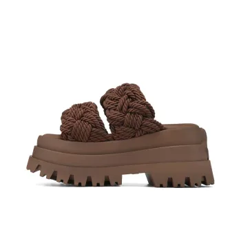 Naked Wolfe Slide Slippers Women's Dramatic Brown