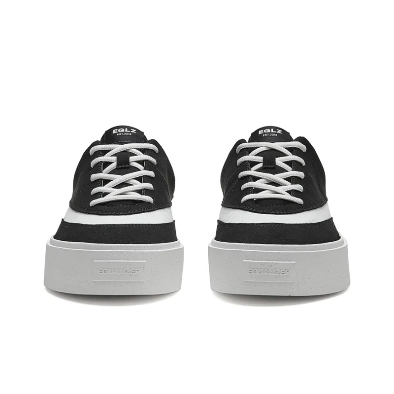 EQLZ EQUALIZER Fault 24 Lo Low Top Skateboard Shoes Unisex Raven-4