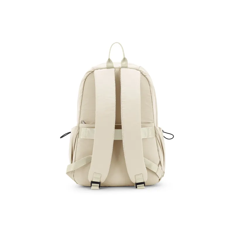 RIOREX Fabric Computer Travel Bag Backpack Unisex Black/Ecru/Dusty Pink/Gray Green/Khaki-11