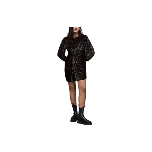 ALLSAINTS Long-Sleeved Dresses Women's Black