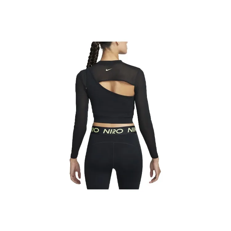 Nike Pro Women's Long Sleeve Cropped Top-1