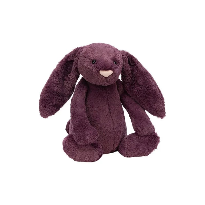 JELLYCAT Bashful Plum Bunny Stuffed Animal-3