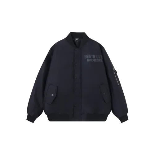 BTK Puffer Jackets Unisex Black