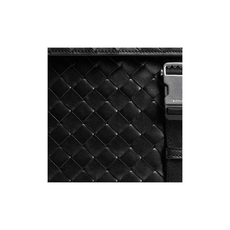 Bottega Veneta Calfskin Backpack Regular Men's Black-4