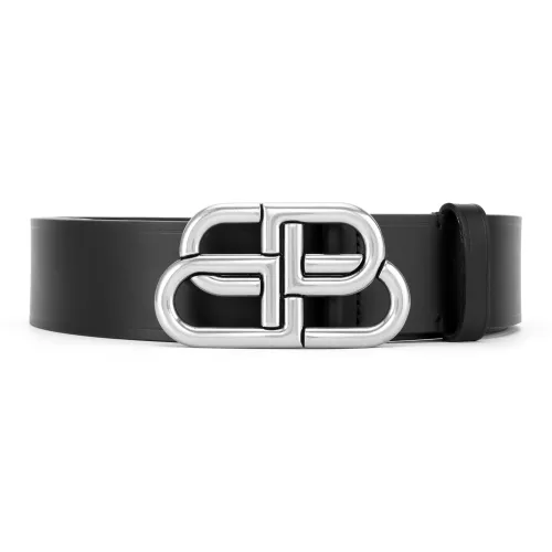 Balenciaga BB Silver-tone Belt 