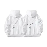 (Set of 2 Fleece-lined) White and White