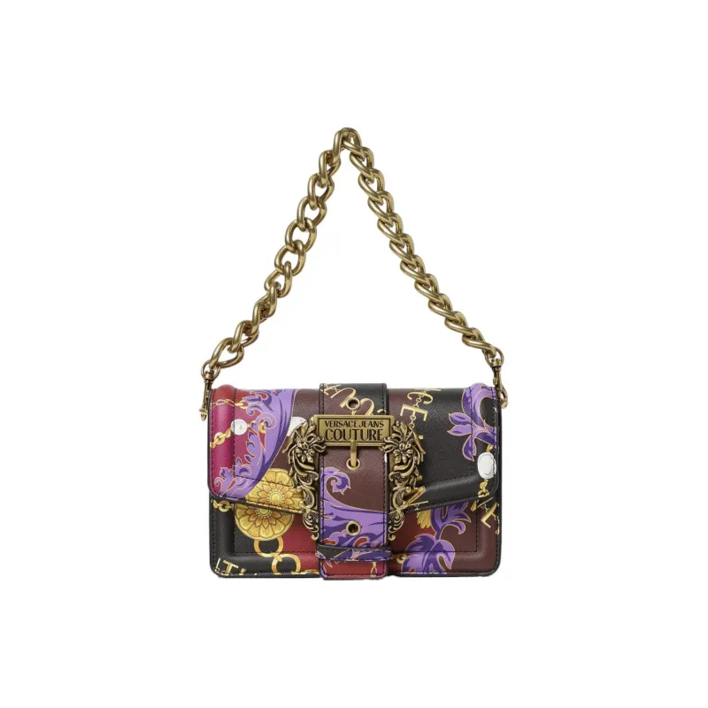 VERSACE JEANS COUTURE Chain Couture Faux leather Crossbody Bag-1