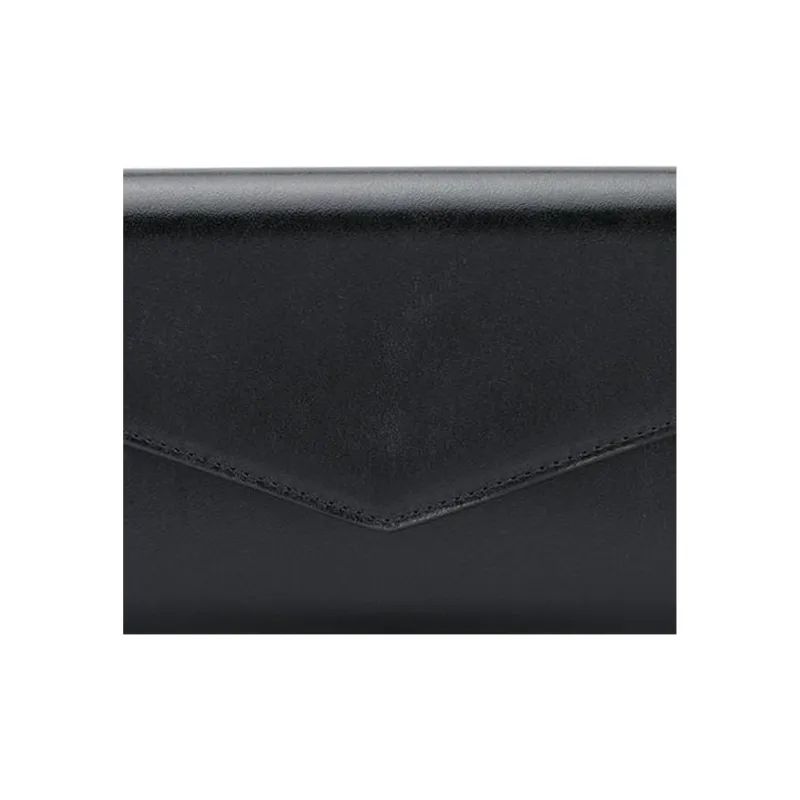 OFF-WHITE Leather Coin Purses Wallets Women's Black-4