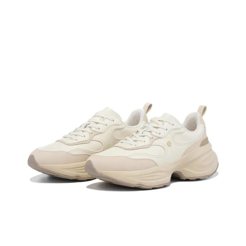 LI NING 1990 Clouds Shock Absorbers Rebound Low Top Running Shoes Men's Dusty Khaki-2