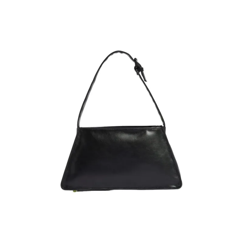 Adidas Originals Artificial Leather Shoulder Bag, Crossbody Bag, Fanny Pack Women's Black-3