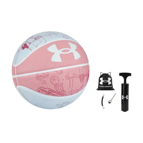 Under Armour Rubber Basketball Fresh Pink Size 7 Training Competition Unisex