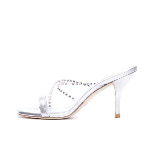 stuart weitzman Strapeze 85mm Crystal-embellished Sandals
