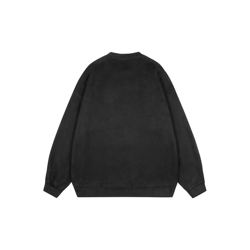 CENPIN Fleece Lined Suede Sweatshirt Unisex-14