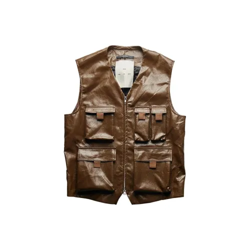 SONG FOR THE MUTE Vests Men Brown