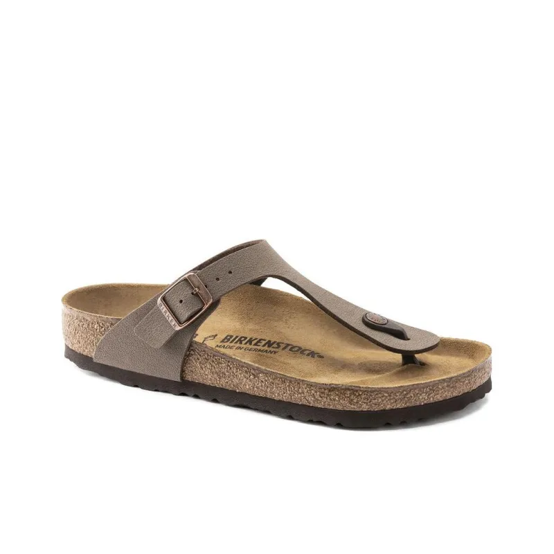 Birkenstock Gizeh Quiet Quick Dry Flip Flops Unisex Mocha Narrow-2