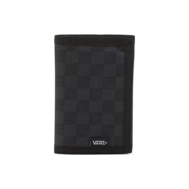 Vans Polyester Wallet Men's Black Charcoal Gray-2