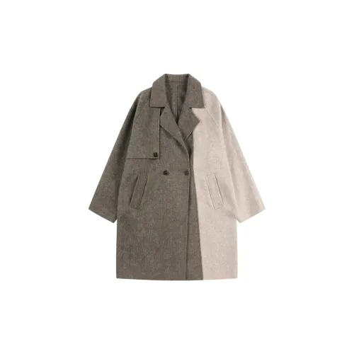 EARL JOEL Coats Unisex Deep Oatmeal