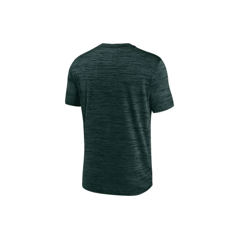 Nike Michigan State Spartans Velocity Baseball Wordmark Stack Men's Nike Dri FIT College T Shirt-1