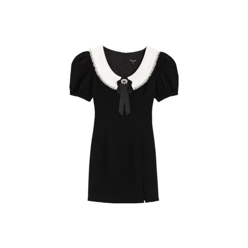 Bebe Short-Sleeved Dresses Women's Black