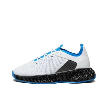 PUMA Porsche Design Cushioning, Wear Resistant Low Top Running Shoes Men's White Blue