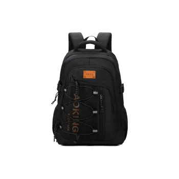 AOKING AK High-density Polyester Backpacks Large Size Men's Black/Light Gray/Royal Blue