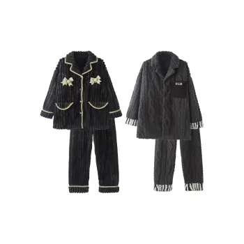 Chun Xi Pajama Set Unisex Raven Dark Gray