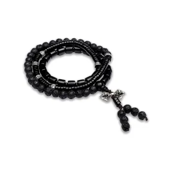 Cuud Volcanic Stone Bracelets Men's