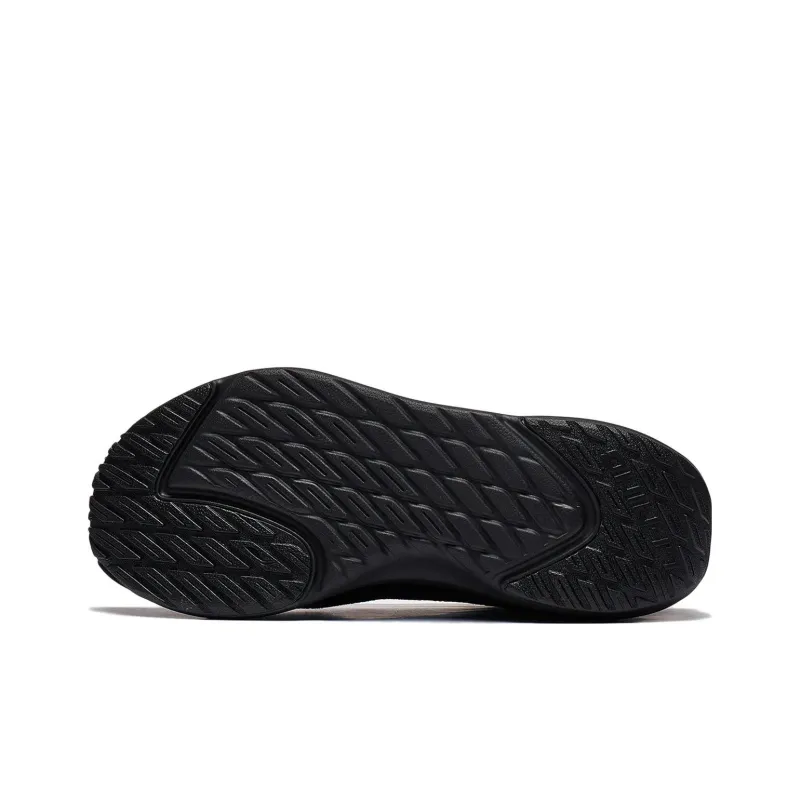 LiNing Soft Element Cushioning Wear Resistant Low Top Casual Shoes Unisex Black Silver-4