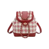 Red Houndstooth