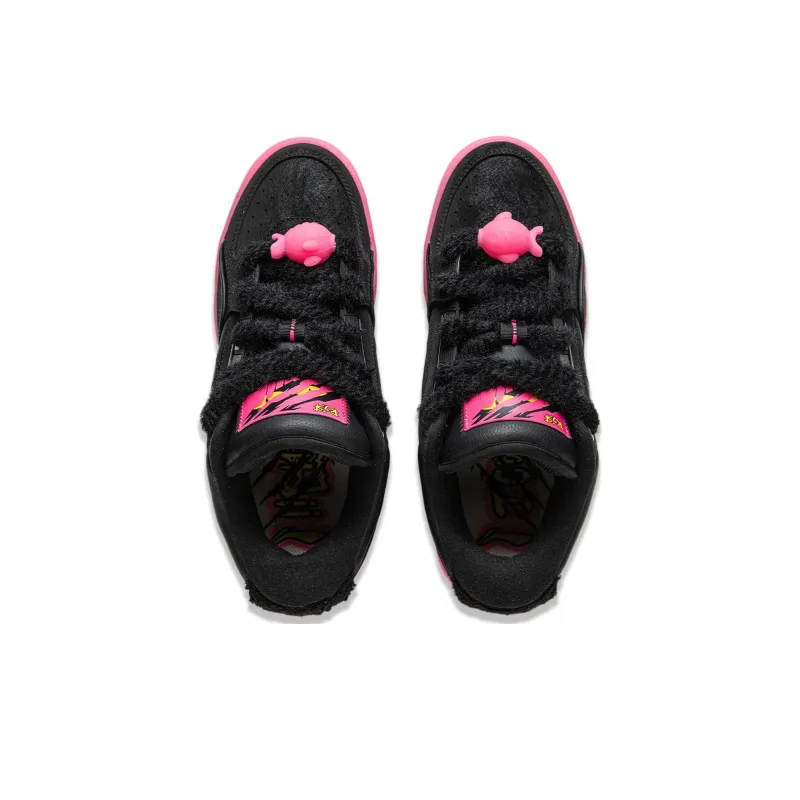 LiNing RSR101 XXL FAT CAT Cushioning Wear Resistant Low Top Basketball Shoes Unisex Black Pink-2