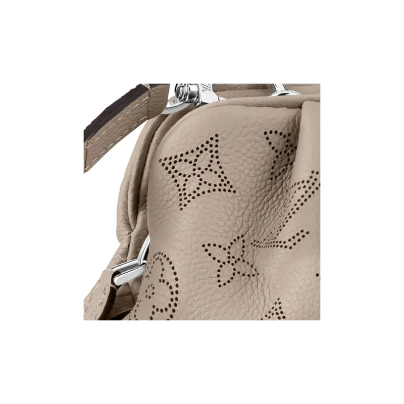 LOUIS VUITTON Scala Pouch Mini Mahina Perforated Galet Gray-4