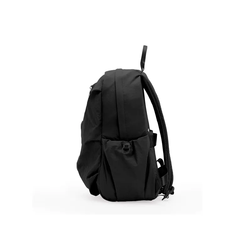 RIOREX Fabric Computer Travel Bag Backpack Unisex Black/Ecru/Dusty Pink/Gray Green/Khaki-2