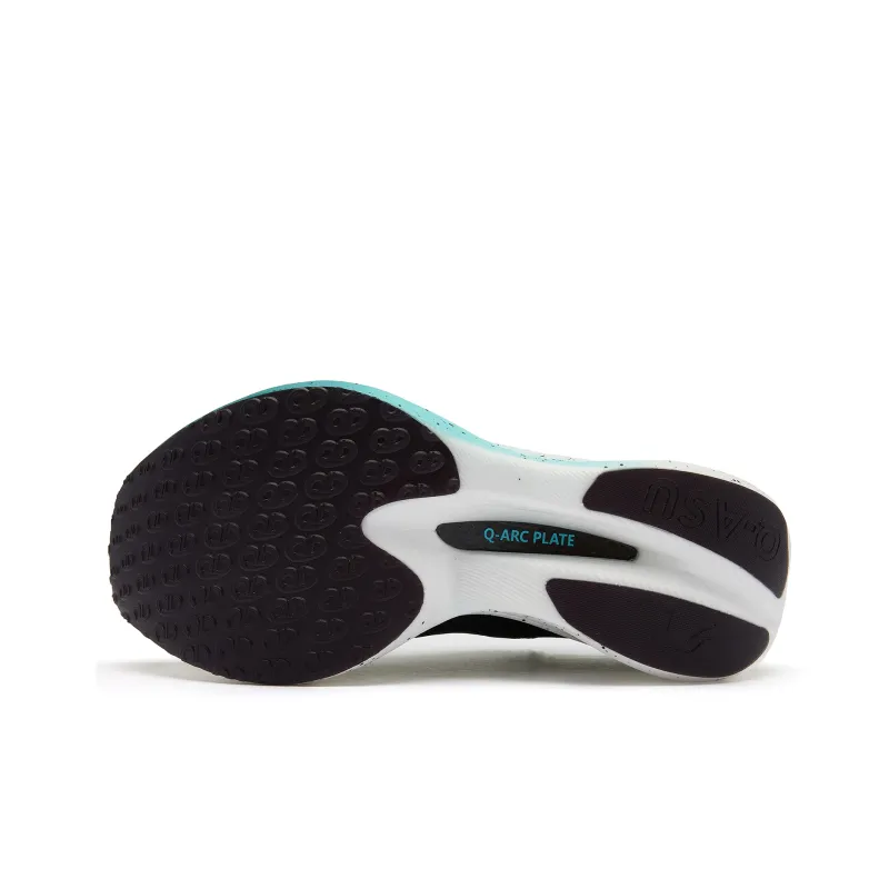 QIAODAN F\PB3.0 Low-Top Marathon Running Shoes Women's Black Cyan Fall/Winter Edition-2