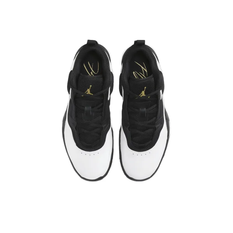Jordan Stay Loyal 3 Black White Metallic Gold-3