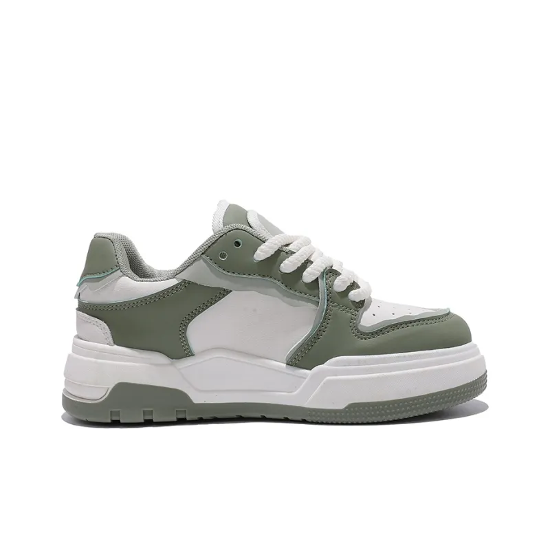 MIIOW Trend Party Series Coverage Wear Resistant Height Increasing Low Top Skateboard Shoes Women's-2