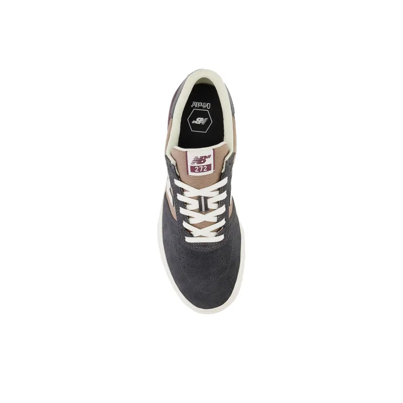 New Balance Numeric 272 Thermal Abrasion Resistant Low Top Skateboard Shoes Unisex Brown-3