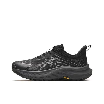 Anta Cushioning Wear Resistant Low Top Running Shoes Men's Black