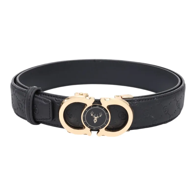 NINE NAIL Leather Belts Men-8