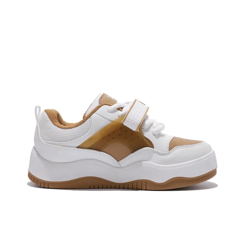 MIIOW Trend Party Series Coverage Wear Resistant Lightweight Height Increasing Low Top Skateboard Shoes Women's-16