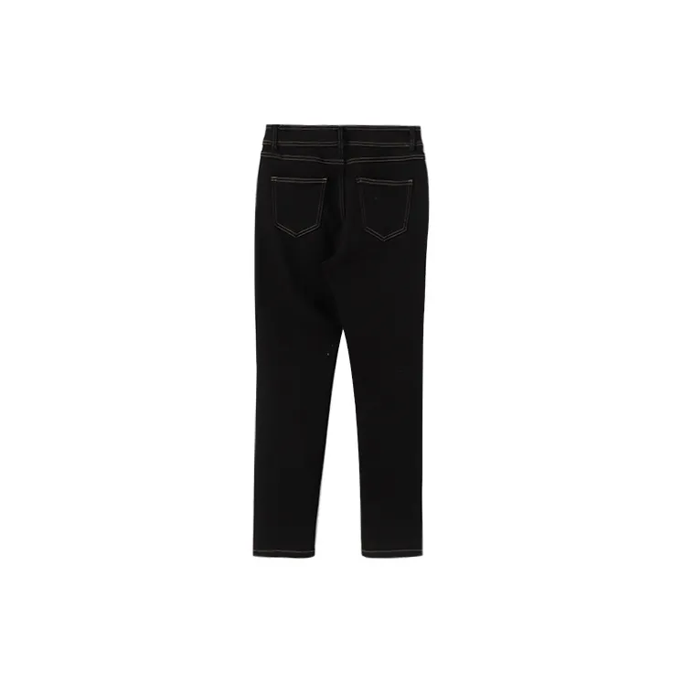 YUMOMO STAR Jeans Women's Simple Black-1