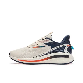 361° Rain Screen Cushioning Anti Slip And Wear Resistant Low Top Running Shoes Men's Beige Blue