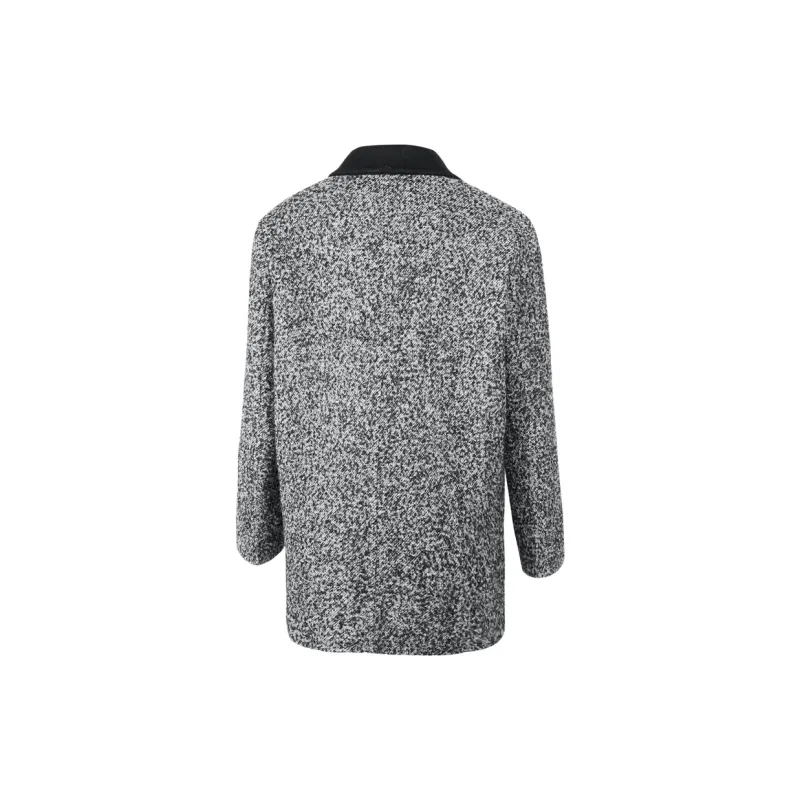 3COLOUR Coats Women's Gray Black-1