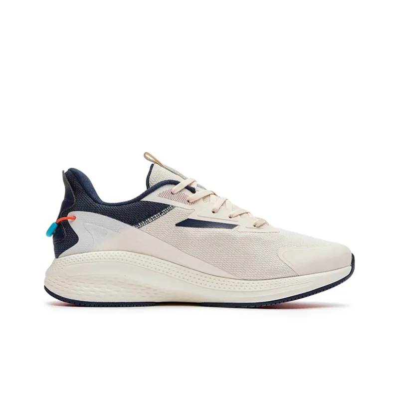 361° Rain Screen Cushioning Anti Slip And Wear Resistant Low Top Running Shoes Men's Beige Blue-1