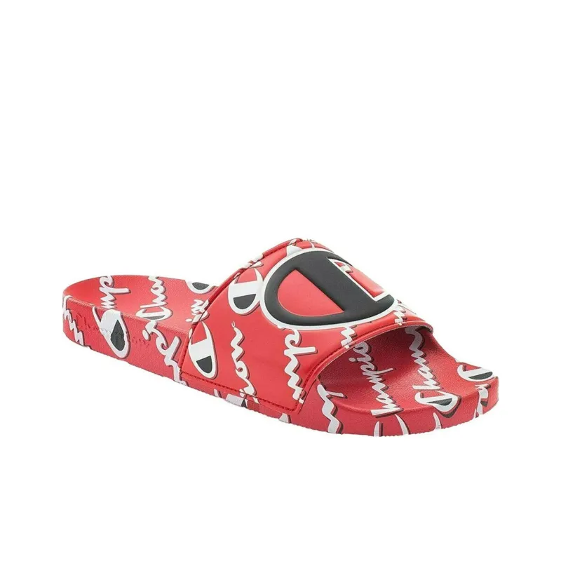 Champion Ipo Slides 'Repeat Print Scarlet'-1