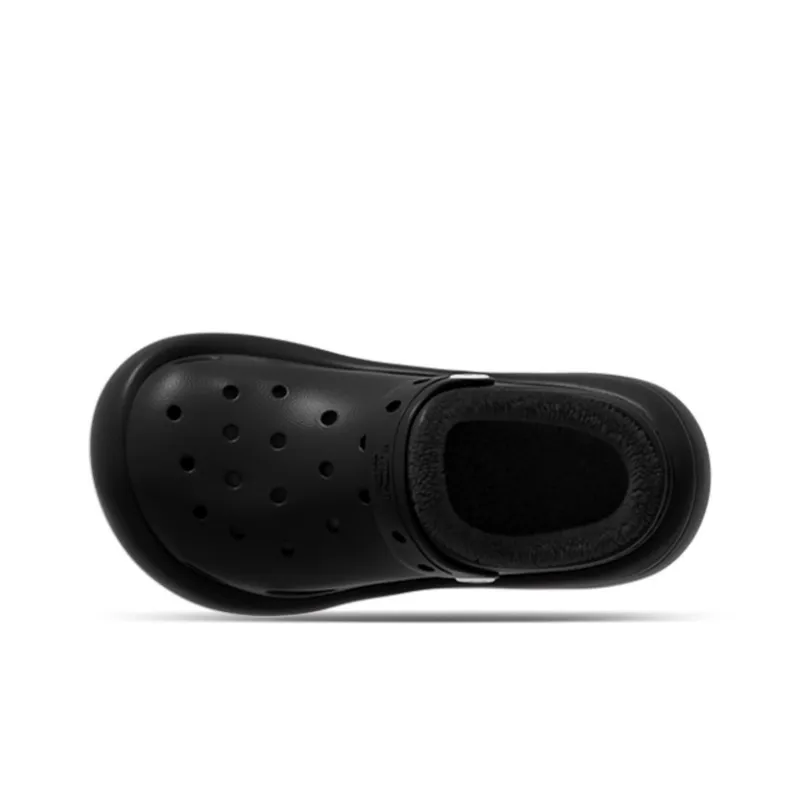 CHIKOKU Fleece Hole Cotton Slippers Clogs Unisex-3