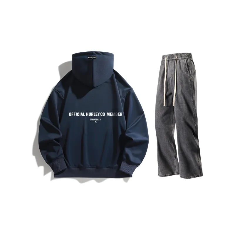 Hurley Sweatshirt Sets Unisex-11