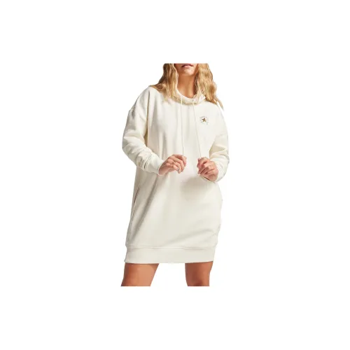 Converse All Star Shine Long-Sleeved Dresses Women's White