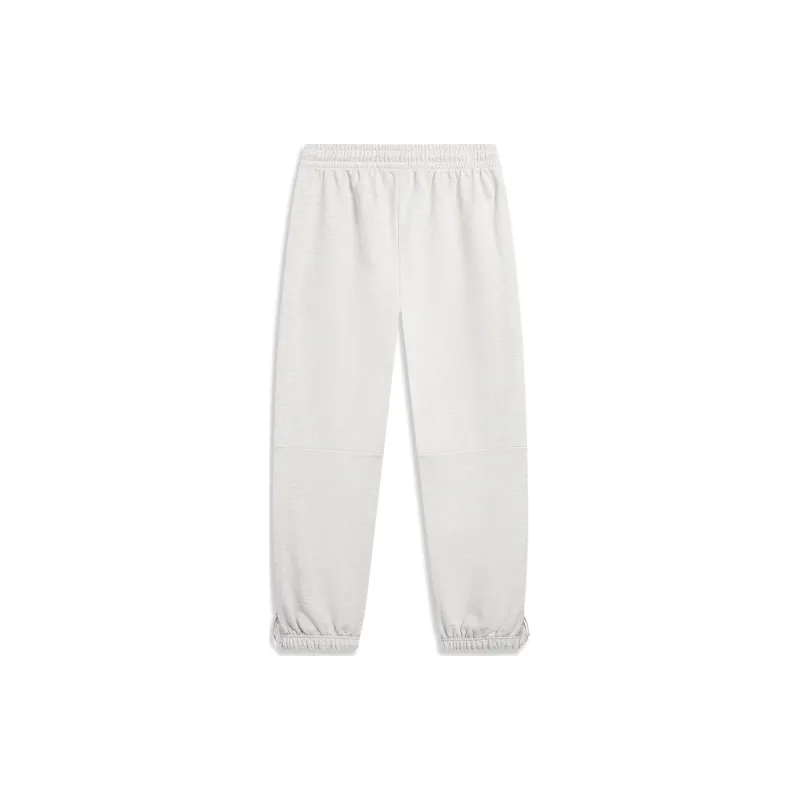 LiNing Knitted Sports Pants Men's Heather Gray Tile Gray-1