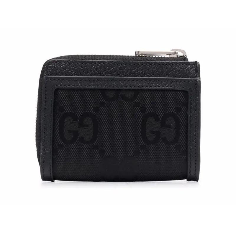 GUCCI Off The Grid Calfskin With Canvas Wallet Men's Black-1